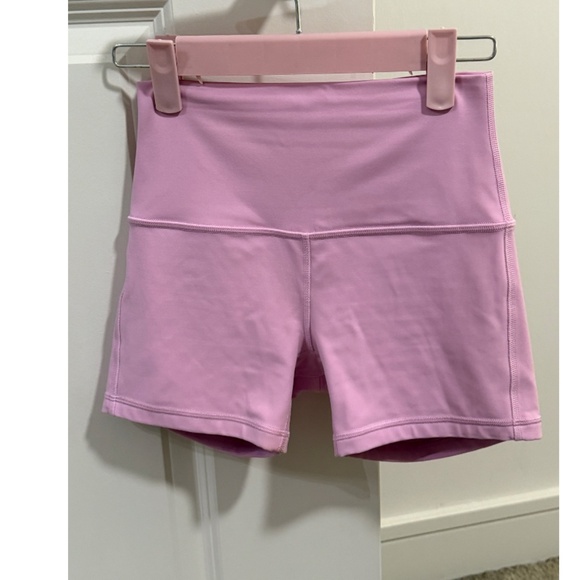 lululemon Align - High-Rise Short 4" - Size 4 - Light pink - Matching bra avail. - Picture 1 of 7